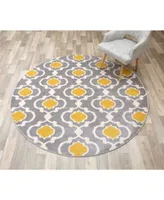 Main Street Rugs Home Alba Alb310 Gray Yellow Area Rug Collection