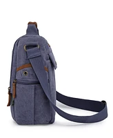 Tsd Brand Atona Traveler Canvas Crossbody Bag
