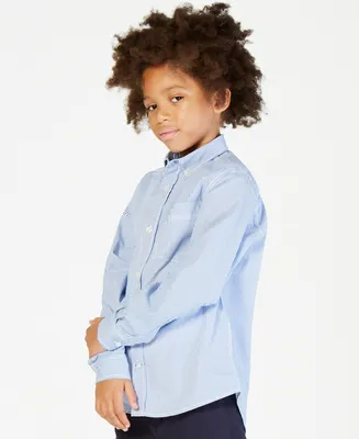 Tommy Hilfiger Little Boys Striped Button-Down Shirt