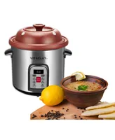 Vitaclay Smart Clay Stock Pot and Multi-Crocks, 6 Qt