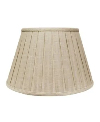 Cloth Wire Slant Linen Box Pleat Softback Lampshade With Washer Fitter Collection