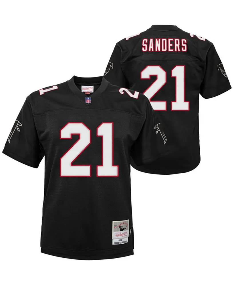 Mitchell & Ness Big Boys Deion Sanders Atlanta Falcons Legacy Retired Player Jersey