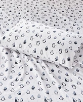 Intelligent Design Novelty Printed Flannel -Pc. Sheet Set