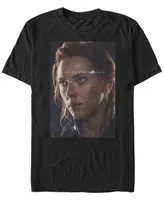 Marvel Men's Avengers Endgame Black Widow Avenge the Fallen, Short Sleeve T-shirt