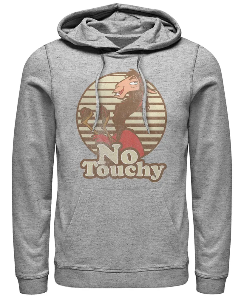 Disney Men's Emperor's New Groove Kuzco Llama No Touchy, Pullover Hoodie
