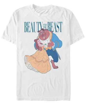 Disney Men's Beauty and the Beast Classic Dance, Short Sleeve T-Shirt