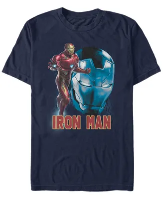 Marvel Men's Avengers Endgame Iron Man Side Profile, Short Sleeve T-shirt