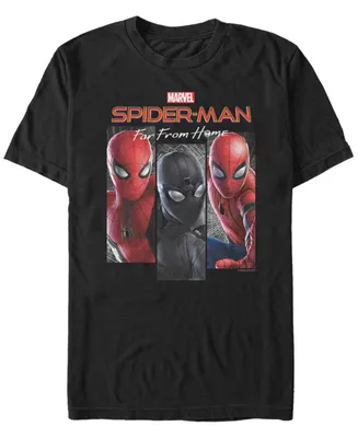 Marvel Men's Spider-Man Far From Home Web Panel, Short Sleeve T-shirt