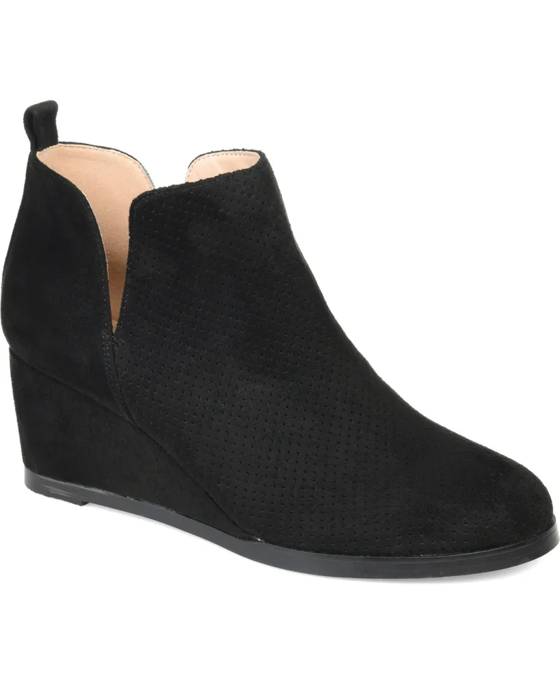 Journee Collection Women's Mylee Wedge Booties