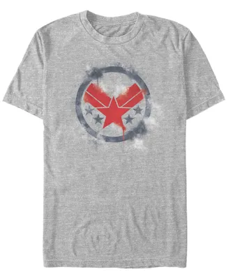 Marvel Men's Avengers Endgame War Machine Spray Paint Logo, Short Sleeve T-shirt