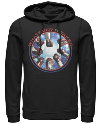 Marvel Men's Avengers Endgame Whatever It Takes Fist Bump, Pullover Hoodie