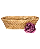 Artifacts Rattan Oval Bread Basket