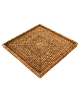 Artifacts Rattan Square Flat Tray