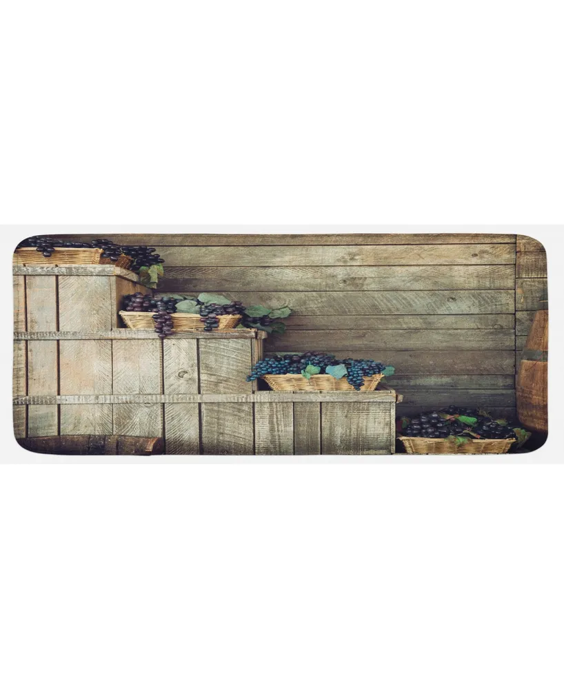 Ambesonne Vineyard Kitchen Mat