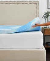 4" SealyChill Gel + Comfort Mattress Topper with Pillowtop Cover