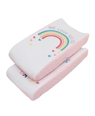 Little Love by NoJo Rainbow Photo-Op Changing Pad Cover 2-Pack