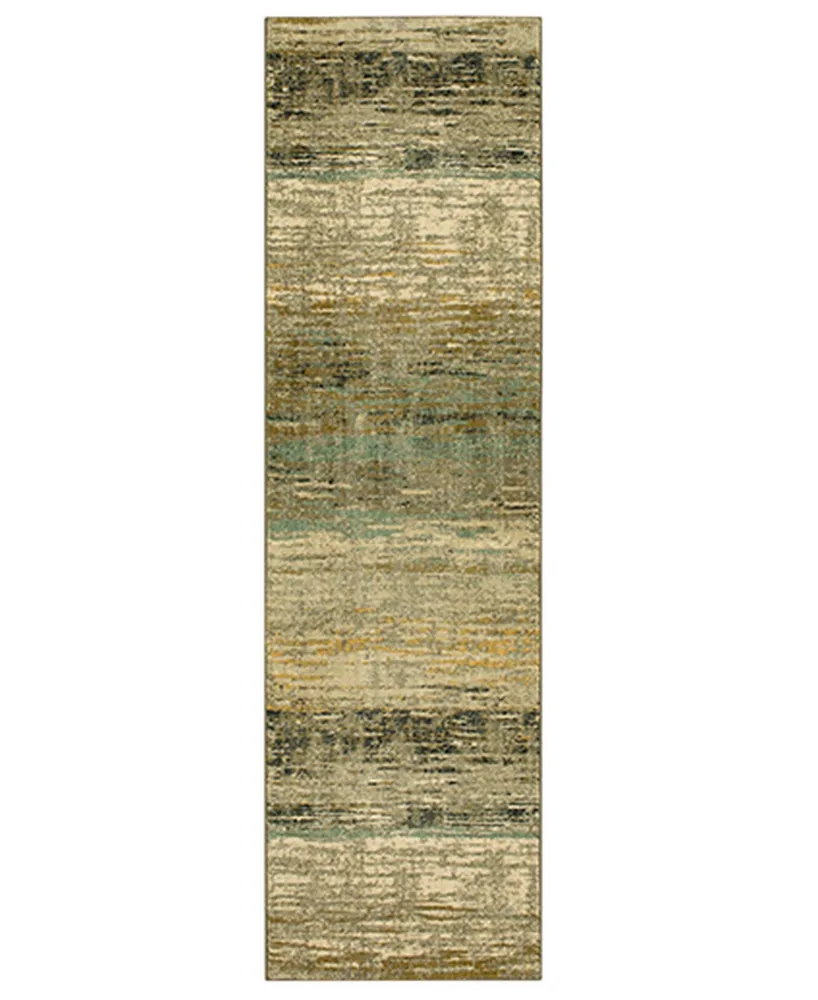 Scott Living Artisan Diffuse Bronze 2'4" x 7'10" Runner Rug