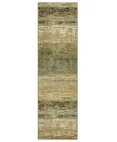 Scott Living Artisan Diffuse Bronze 2'4" x 7'10" Runner Rug