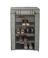 Simplify 5 Tier Shoe Organizer with Cover