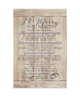 Dexsa I'd Marry You New Horizons Wood Plaque with Easel, 6" x 9"