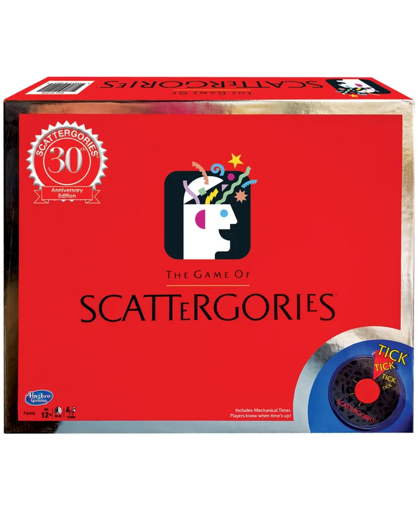  Scattergories Edición del 30 aniversario con temporizador  electrónico de Winning Moves Games USA, juego familiar atemporal disfrutado  por millones para edades de 12 años en adelante, 2-6 jugadores : Todo lo  demás