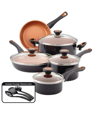 Farberware Glide Copper Ceramic 12-pc. Cookware Set