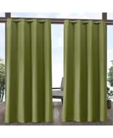 Exclusive Home Aztec Indoor Outdoor Grommet Top Curtain Panel Pair