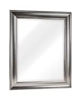 American Art Decor Clarence Silver Wall Vanity Mirror - Silver