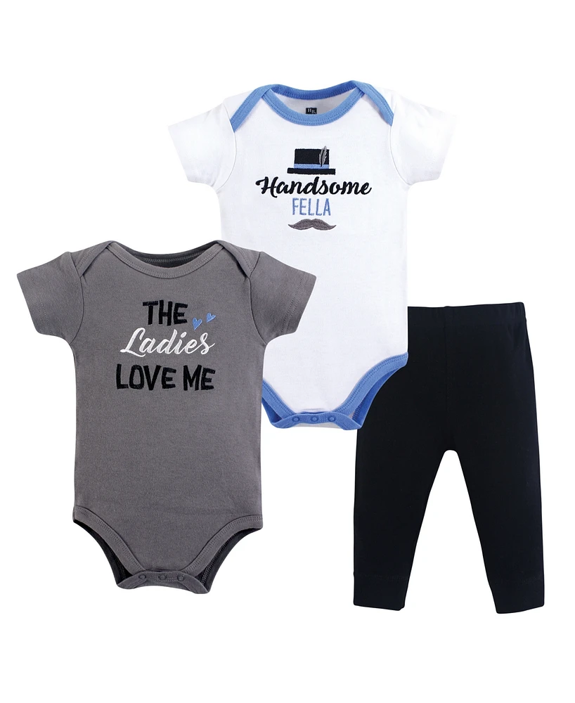 Hudson Baby Girl 2 Bodysuit and Pants Set