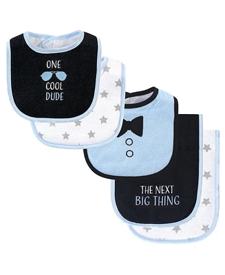 Hudson Baby Bib and Burp Cloth Set 5-Piece