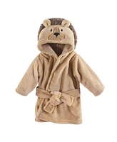 Hudson Baby Infant Plush Animal Face Bathrobe