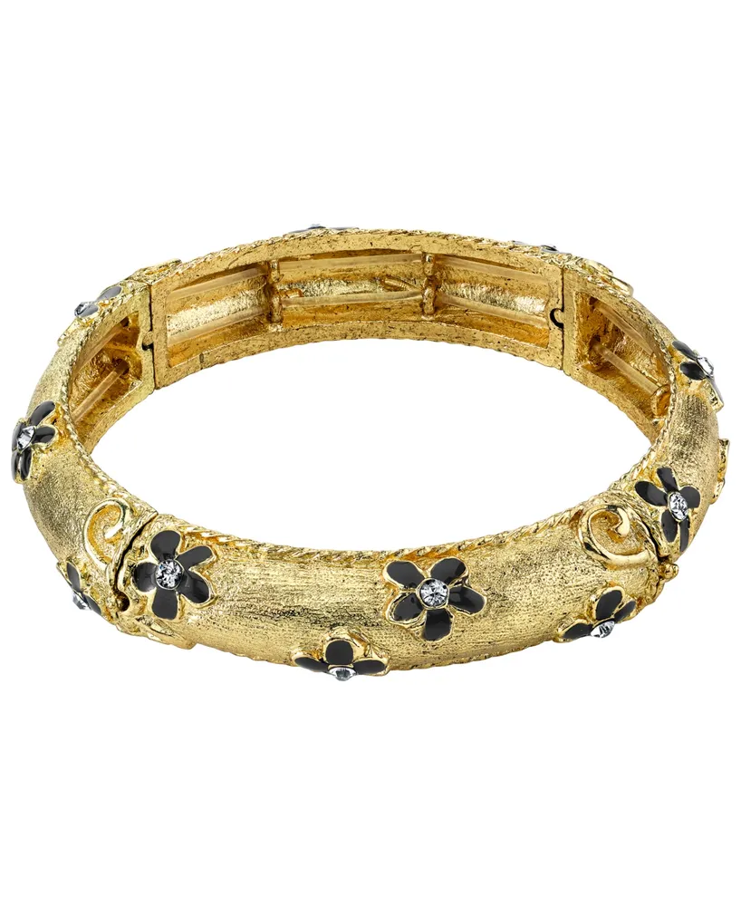 2028 Gold-Tone Stretch Bracelet