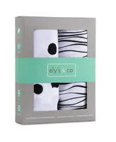 Ely's & Co. Baby Fitted Bassinet Sheet 100% Combed Jersey Cotton