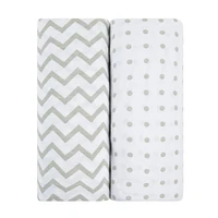 Ely's & Co. Baby Fitted Waterproof Bassinet Sheet 100% Combed Jersey Cotton