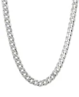 Curb Link Chain Necklaces In Sterling Silver Or 18k Gold Plated Sterling Silver