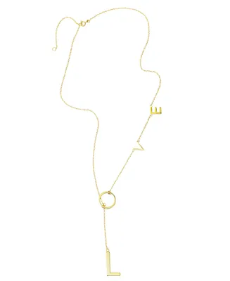 Adornia Love Lariat Necklace
