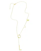 Adornia Love Lariat Necklace