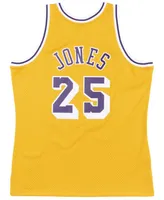 Mitchell & Ness Men's Eddie Jones Los Angeles Lakers Hardwood Classic Swingman Jersey