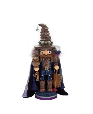 Kurt Adler 15-Inch Hollywood Wizard Nutcracker with Owl