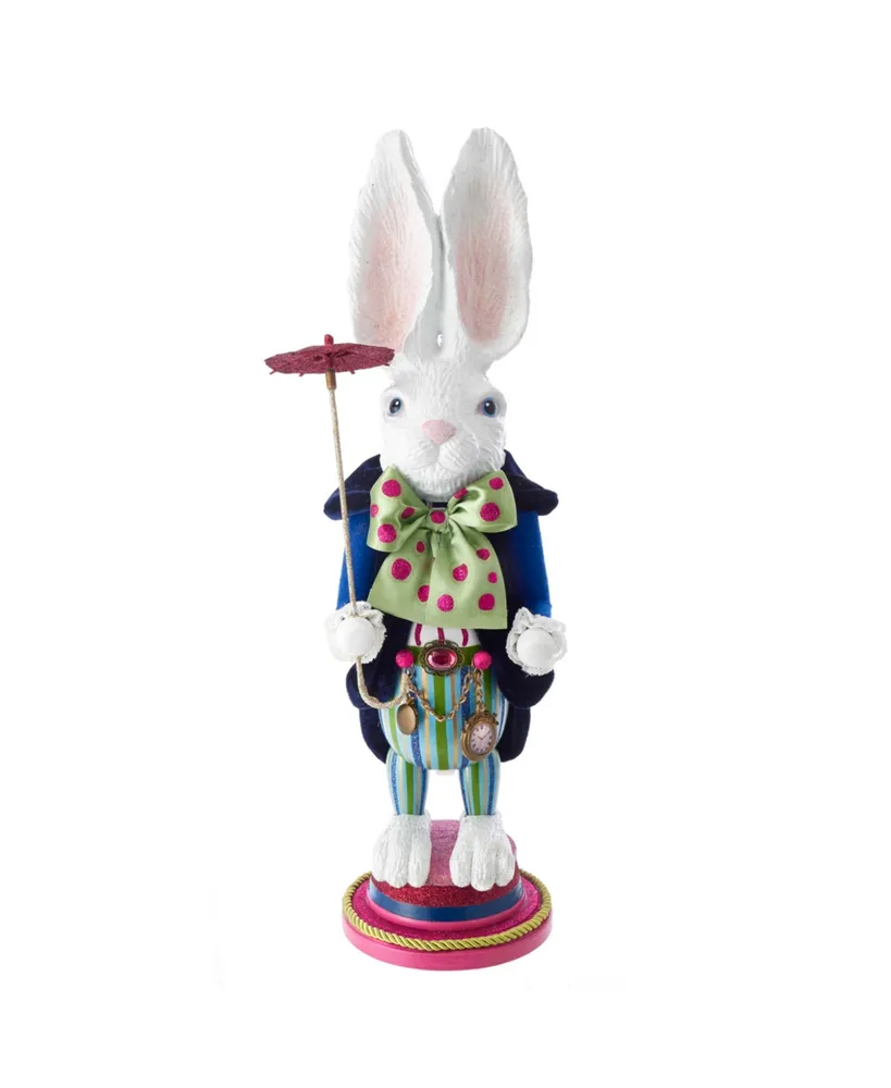 Kurt Adler 18-Inch Hollywood White Rabbit Nutcracker