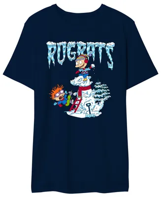 Rugrats Snowball Fight Men's Graphic T-Shirt - Mens T