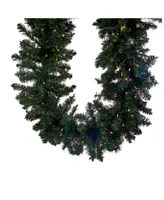 Kurt Adler 9-Foot x 18-Inch Pre-Lit Vanderbilt Garland