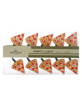 Kurt Adler Indoor/Outdoor 10-Light Pizza Light Set