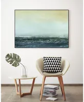 Giant Art 40" x 30" Sea View Vi Art Block Framed Canvas