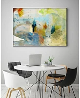 Giant Art 24" x 18" Deviation Ii Art Block Framed Canvas