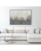 Giant Art 40" x 30" Glitter Swirl I Art Block Framed Canvas