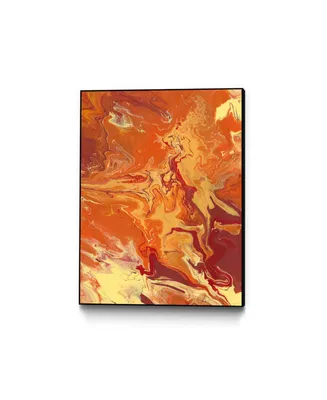 Giant Art 14" x 11" Nomadic Blaze Iii Art Block Framed Canvas