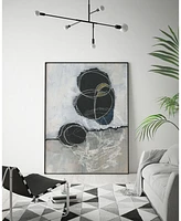 Giant Art 40" x 30" Primary Orbs I Art Block Framed Canvas