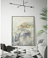 Giant Art 14" x 11" Arabic Encaustic Iv Art Block Framed Canvas