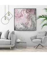Giant Art 30" x 30" Blush Minerals I Art Block Framed Canvas